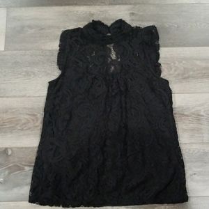 Heart Soul | Black Lace Blouse